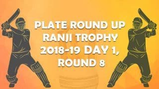 Ranji Trophy 2018-19, Round 8, Plate, Day 1: Puducherry lead Manipur by 18 runs